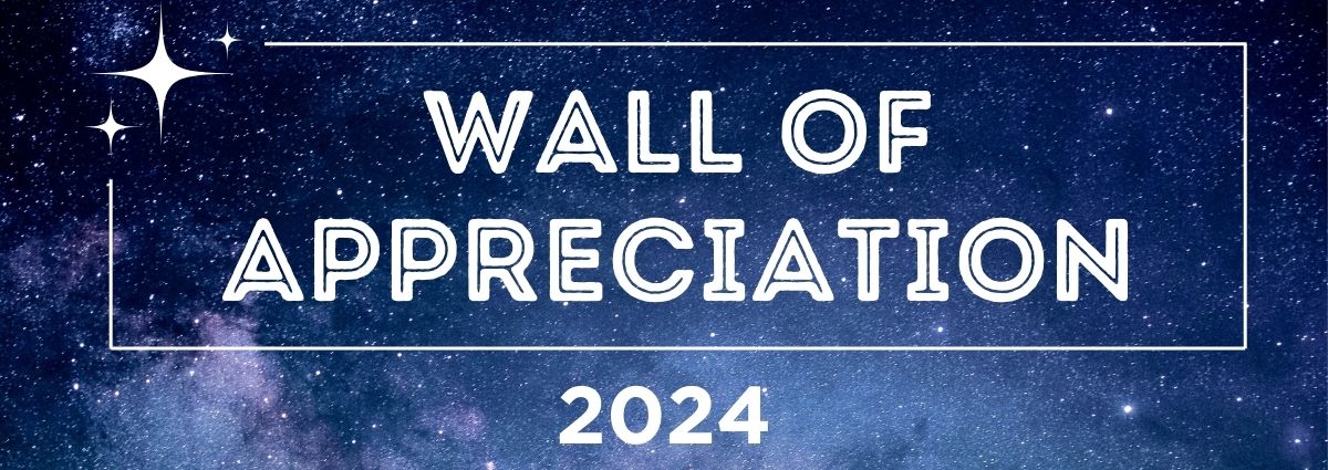 Wall of Appreciation banner