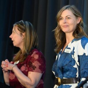 Katy Philips at the spring benefit