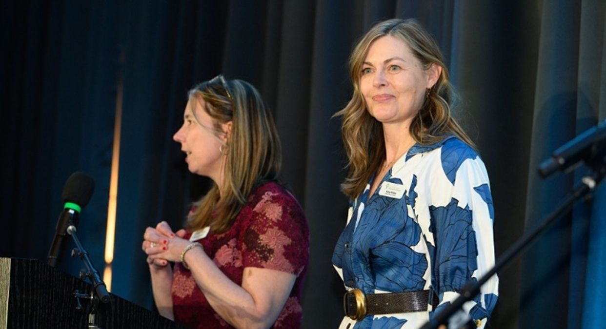 Katy Philips at the spring benefit