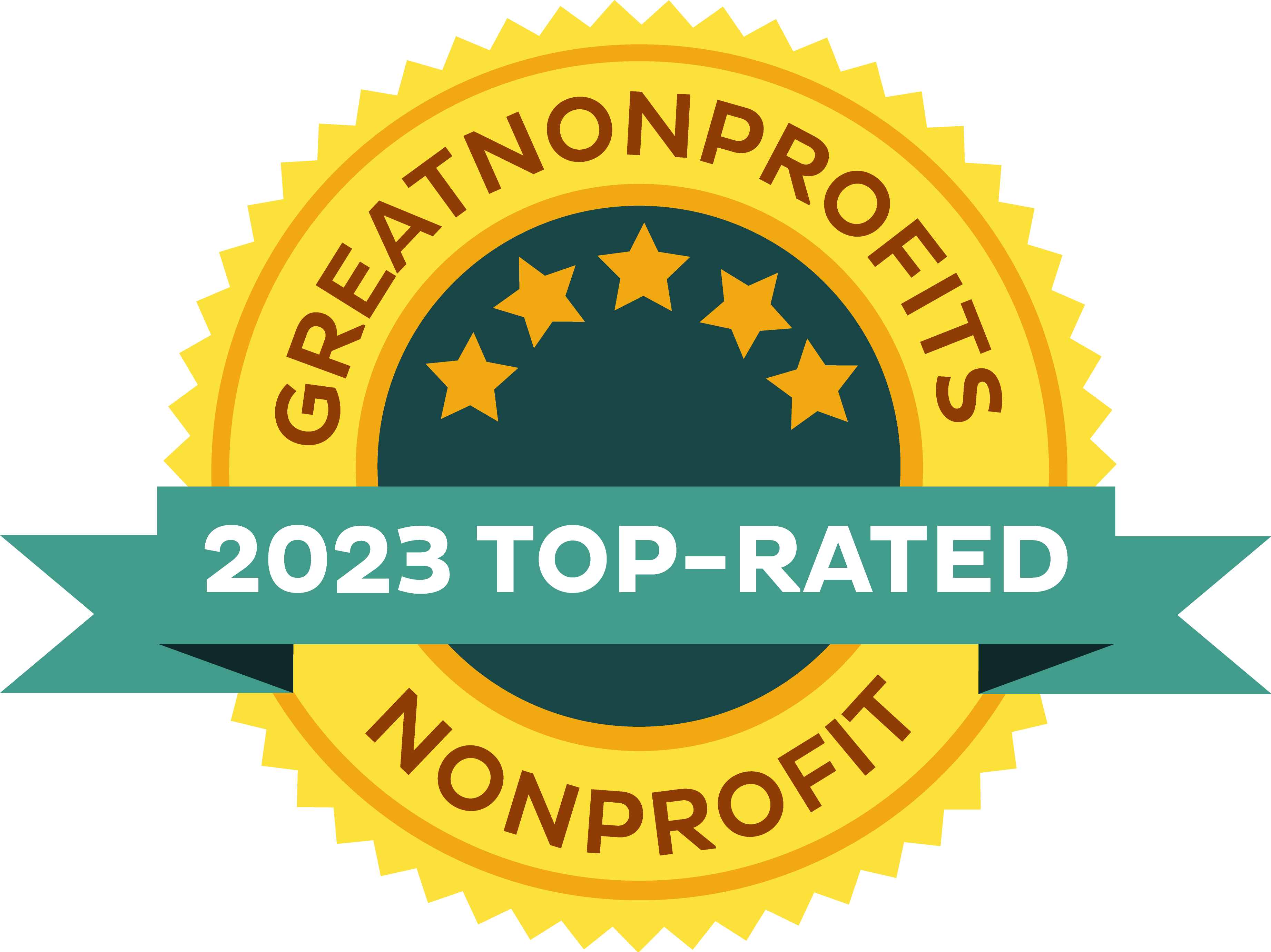 Great Nonprofits Top-Rated Award badge