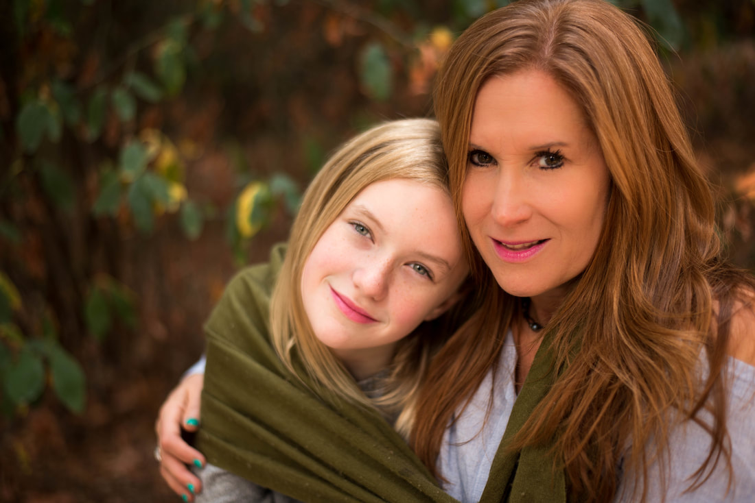 Daughter Bailey and mother Kim