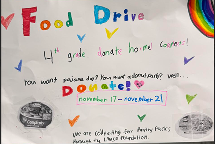 Margaret Mead food drive
